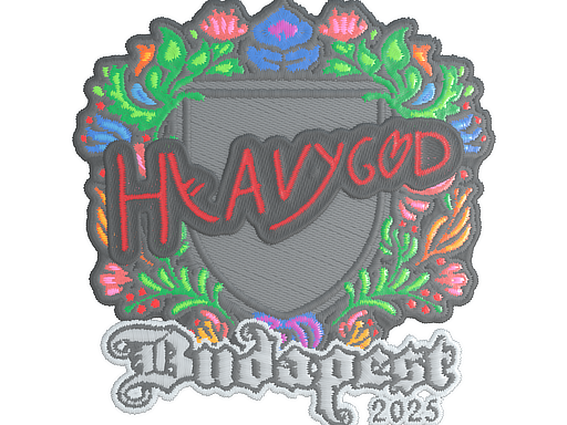 Item Sticker | Heavygod (Embroidered) | Budapest 2025