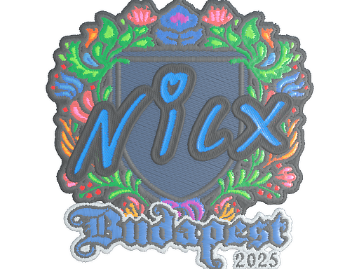Item Sticker | nicx (Embroidered) | Budapest 2025