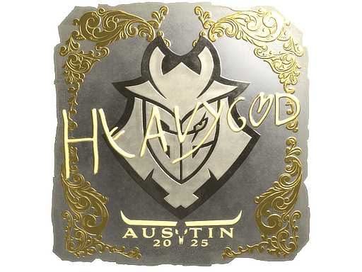 Item Sticker | Heavygod (Gold) | Austin 2025