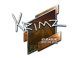 Item Sticker | KRIMZ (Foil) | Boston 2018