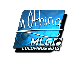 Item Sticker | n0thing (Foil) | MLG Columbus 2016