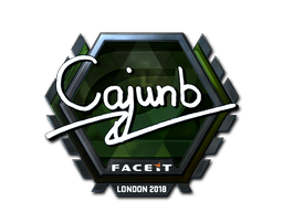 Item Sticker | cajunb (Foil) | London 2018