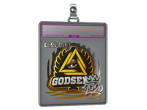 Item Sticker Slab | GODSENT (Foil) | 2020 RMR