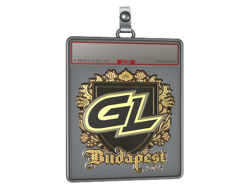 Item Sticker Slab | GamerLegion (Gold) | Budapest 2025