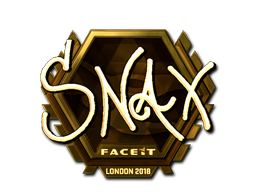 Item Sticker | Snax (Gold) | London 2018