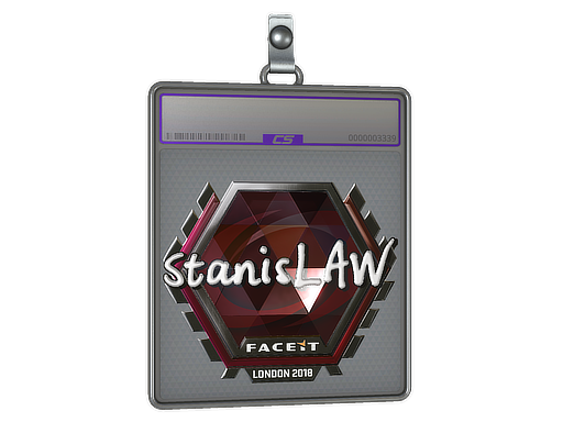 Item Sticker Slab | stanislaw (Foil) | London 2018