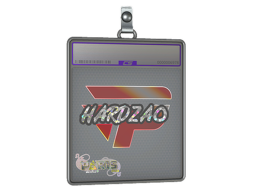 Item Sticker Slab | hardzao (Glitter) | Paris 2023