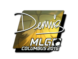 Item Sticker | dennis (Foil) | MLG Columbus 2016