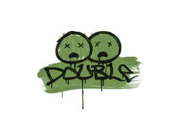 Item Sealed Graffiti | Double (Battle Green)