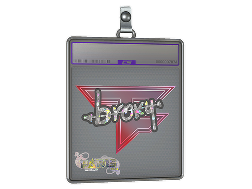 Item Sticker Slab | broky (Glitter) | Paris 2023