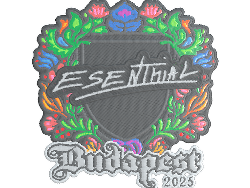 Item Sticker | esenthial (Embroidered) | Budapest 2025
