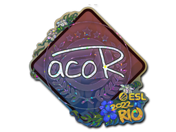 Item Sticker | acoR (Glitter) | Rio 2022