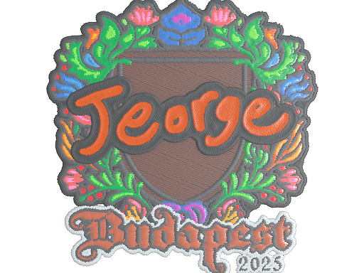 Item Sticker | jeorge (Embroidered) | Budapest 2025