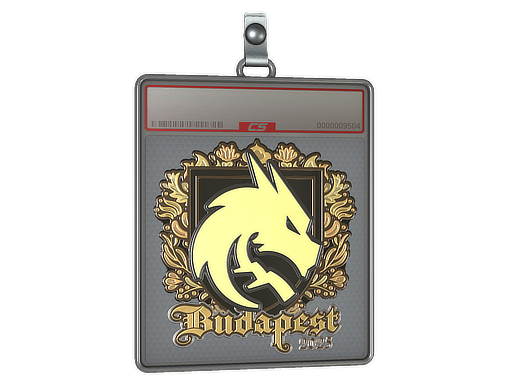 Item Sticker Slab | Team Spirit (Gold) | Budapest 2025