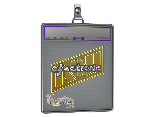 Item Sticker Slab | electronic (Glitter) | Paris 2023