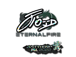 Item Sticker | xfl0ud (Glitter) | Antwerp 2022