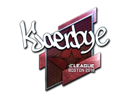 Item Sticker | Kjaerbye (Foil) | Boston 2018