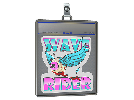 Item Sticker Slab | Miami Wave Rider