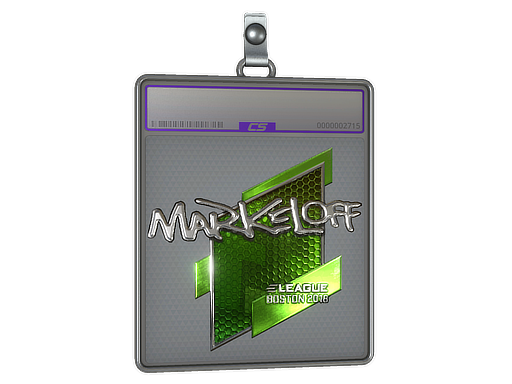 Item Sticker Slab | markeloff (Foil) | Boston 2018