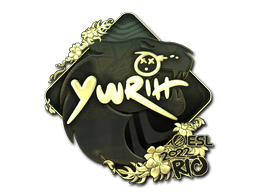 Item Sticker | yuurih (Gold) | Rio 2022