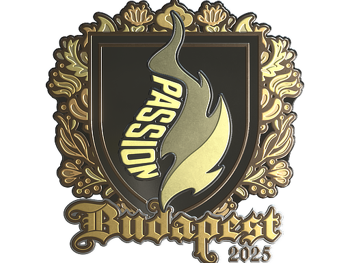 Item Sticker | Passion UA (Gold) | Budapest 2025