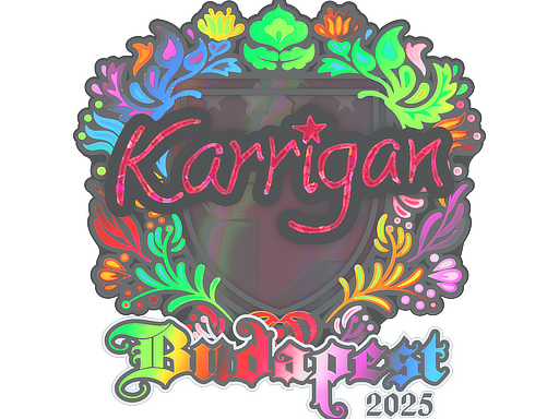 Item Sticker | karrigan (Holo) | Budapest 2025