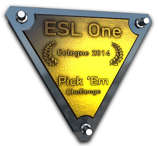 Item Gold Cologne 2014 Pick'Em Trophy