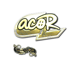 Item Sticker | acoR (Gold) | Paris 2023