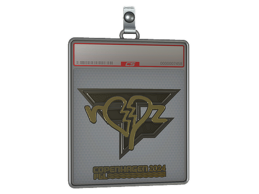 Item Sticker Slab | ropz (Gold) | Copenhagen 2024