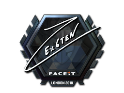 Item Sticker | Ex6TenZ (Foil) | London 2018