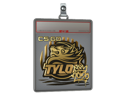 Item Sticker Slab | TYLOO (Gold) | 2020 RMR