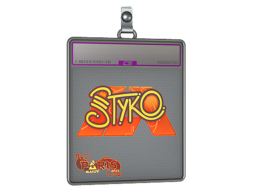 Item Sticker Slab | STYKO (Holo) | Paris 2023