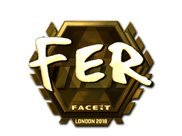 Item Sticker | fer (Gold) | London 2018
