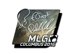 Item Sticker | f0rest (Foil) | MLG Columbus 2016