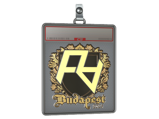 Item Sticker Slab | Rare Atom (Gold) | Budapest 2025