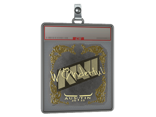 Item Sticker Slab | w0nderful (Gold) | Austin 2025
