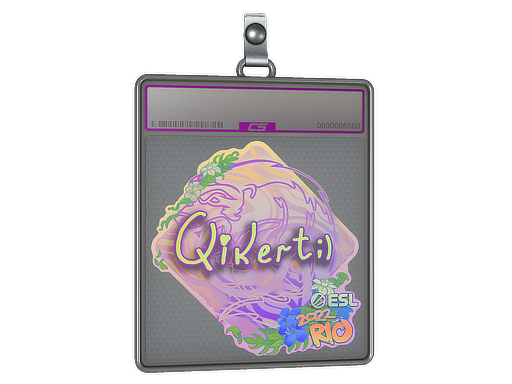 Item Sticker Slab | qikert (Holo) | Rio 2022