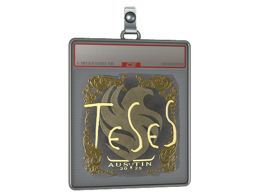 Item Sticker Slab | TeSeS (Gold) | Austin 2025