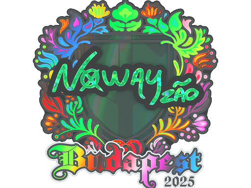 Item Sticker | noway (Holo) | Budapest 2025