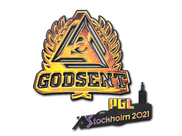 Item Sticker | GODSENT (Holo) | Stockholm 2021