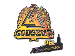 Cosmetic Sticker | GODSENT (Holo) | Stockholm 2021 of Craft