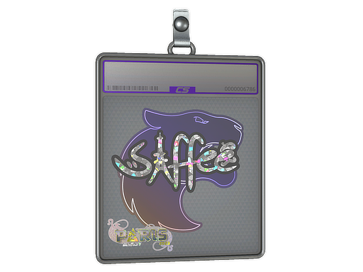 Item Sticker Slab | saffee (Glitter) | Paris 2023