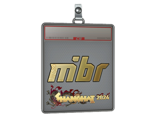 Item Sticker Slab | MIBR (Gold) | Shanghai 2024