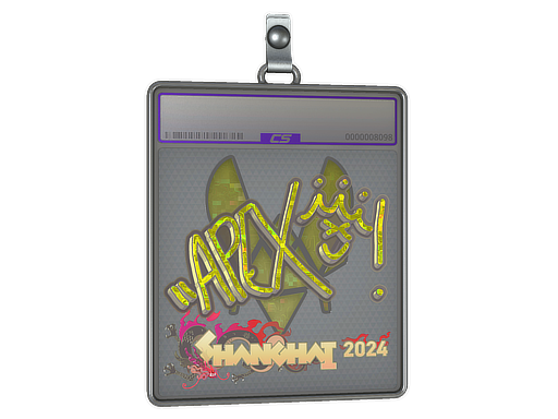 Item Sticker Slab | apEX (Glitter) | Shanghai 2024