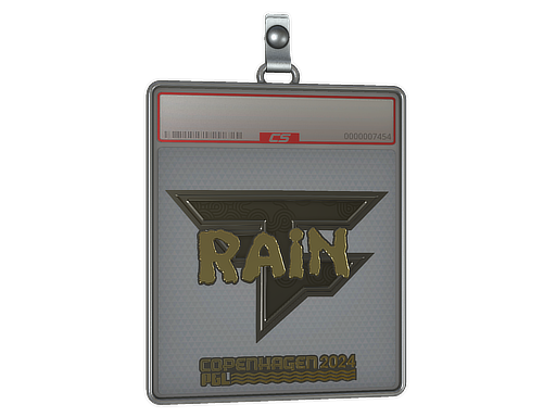 Item Sticker Slab | rain (Gold) | Copenhagen 2024