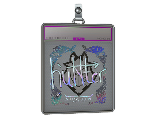 Item Sticker Slab | huNter- (Holo) | Austin 2025