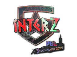 Item Sticker | interz (Holo) | Stockholm 2021