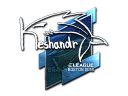 Item Sticker | keshandr (Foil) | Boston 2018