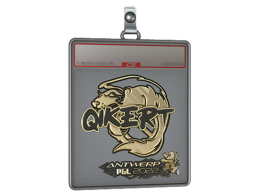 Item Sticker Slab | qikert (Gold) | Antwerp 2022