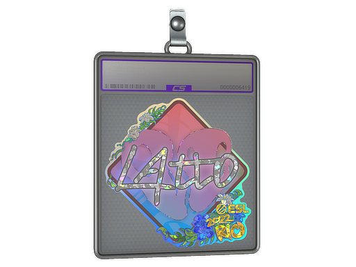 Item Sticker Slab | latto (Glitter) | Rio 2022